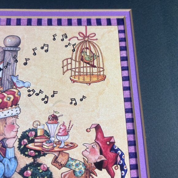 Mary Engelbreit-IT'S GOOD TO BE QUEEN Throne Birdcage Money Bags Art Print Mat - Picture 4 of 11